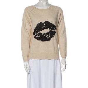 brodie cashmere lips sweater